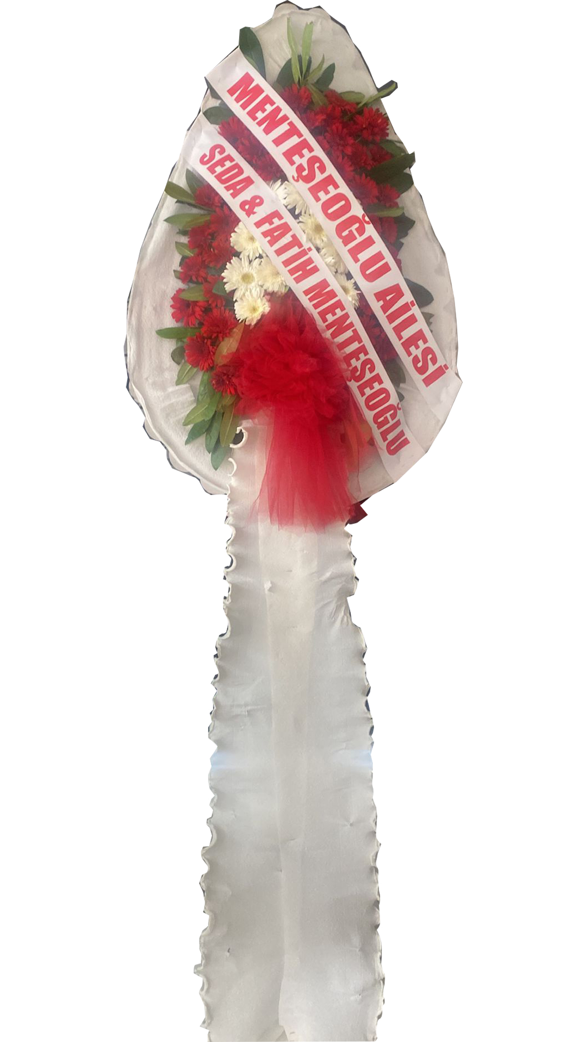 3 Tek Katlı Düğün Çelengi - Görsel 1