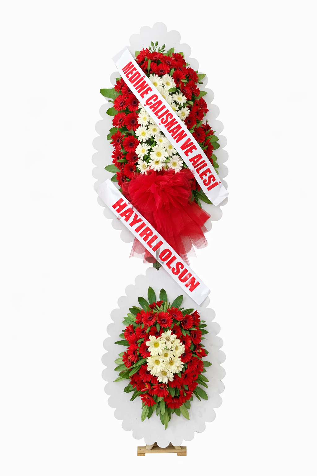 medine Çift katlı Düğün Çelengi - Görsel 1